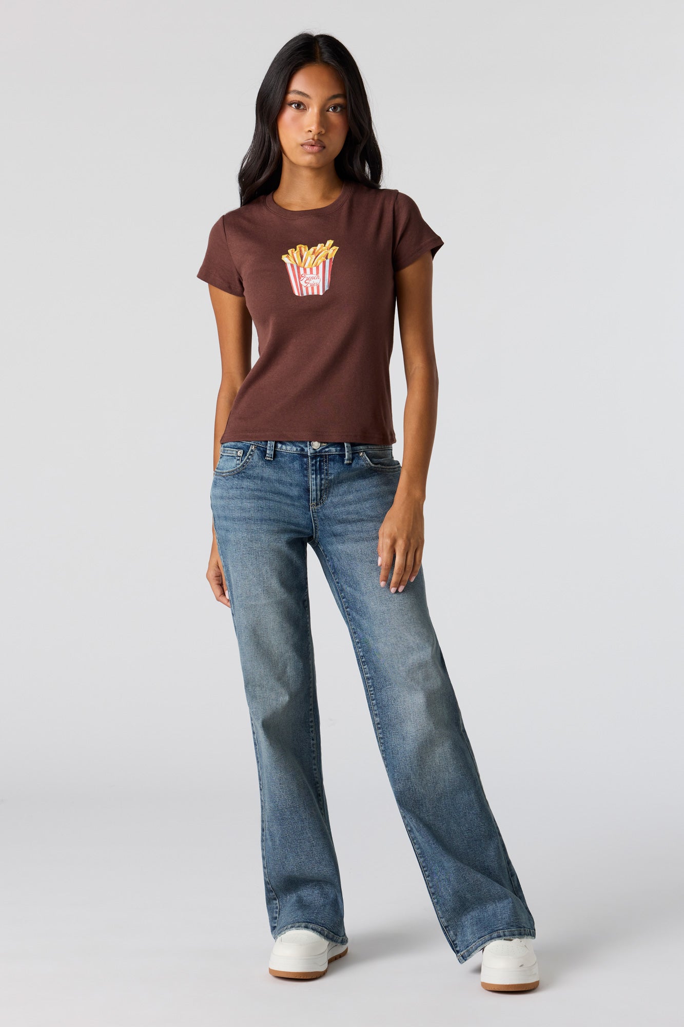 Graphic Ribbed T-Shirt