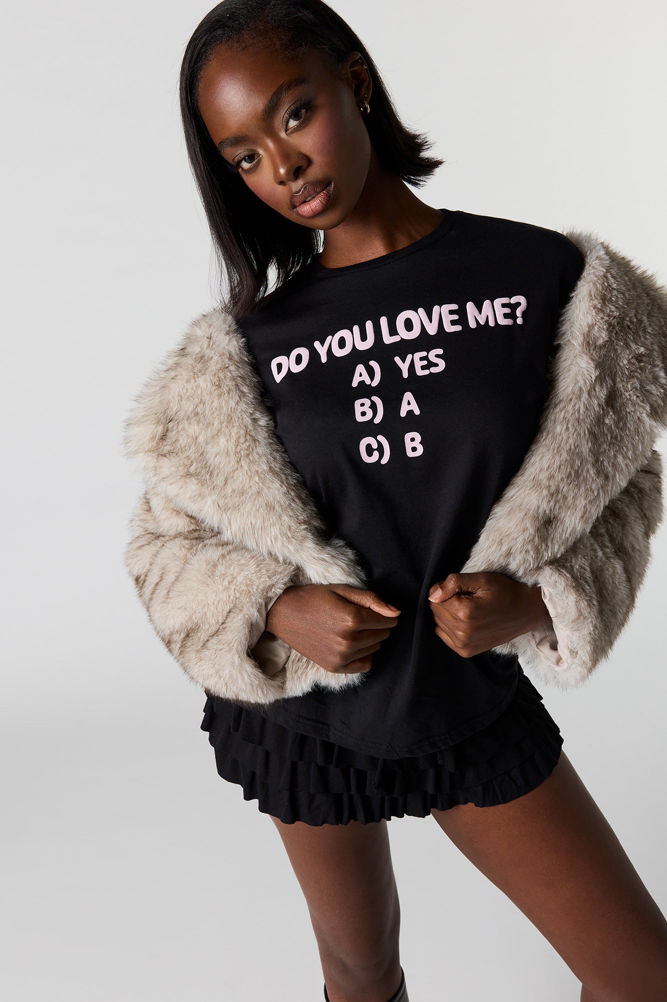 Puff Print Boyfriend T-Shirt