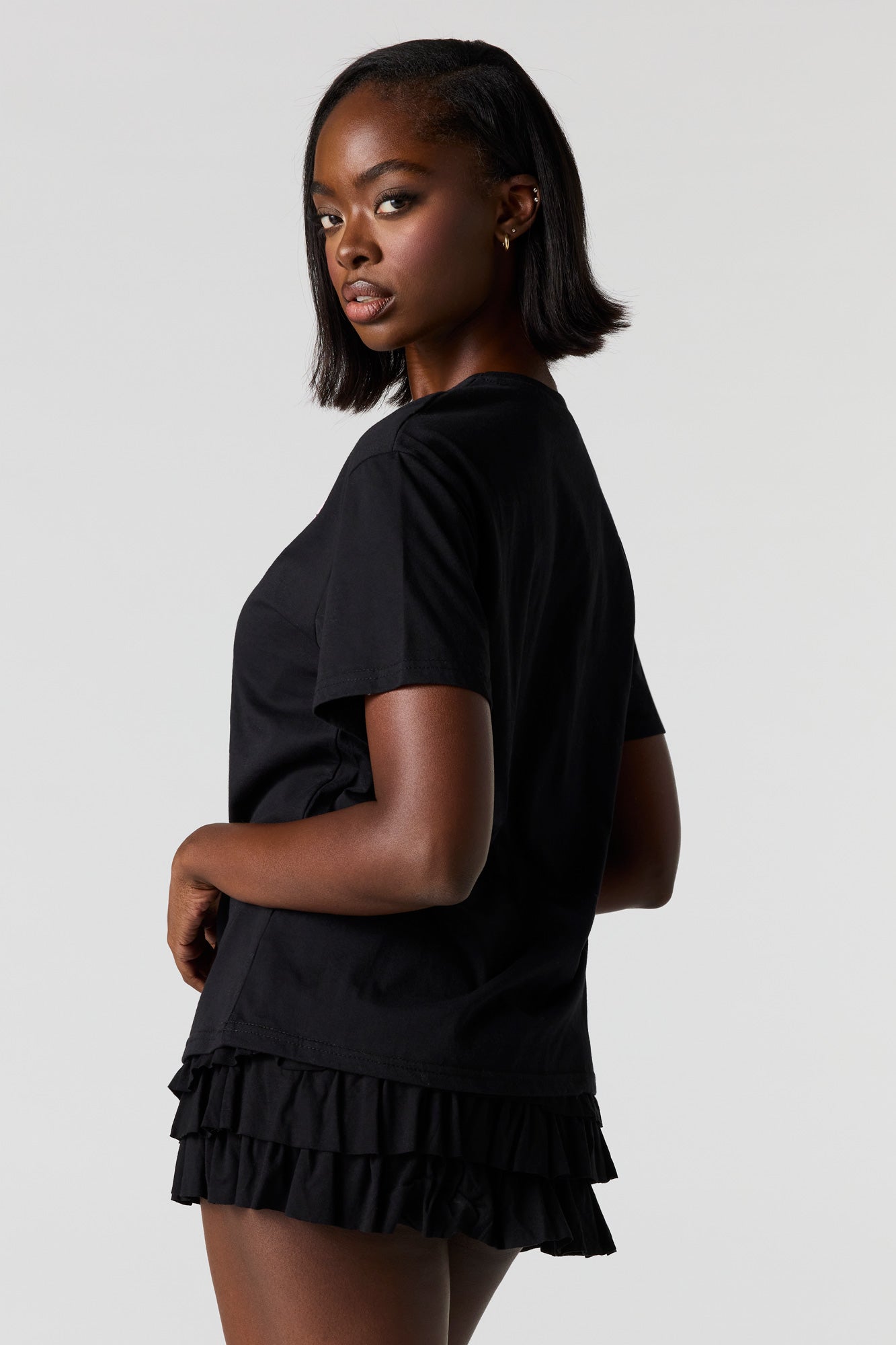 Puff Print Boyfriend T-Shirt