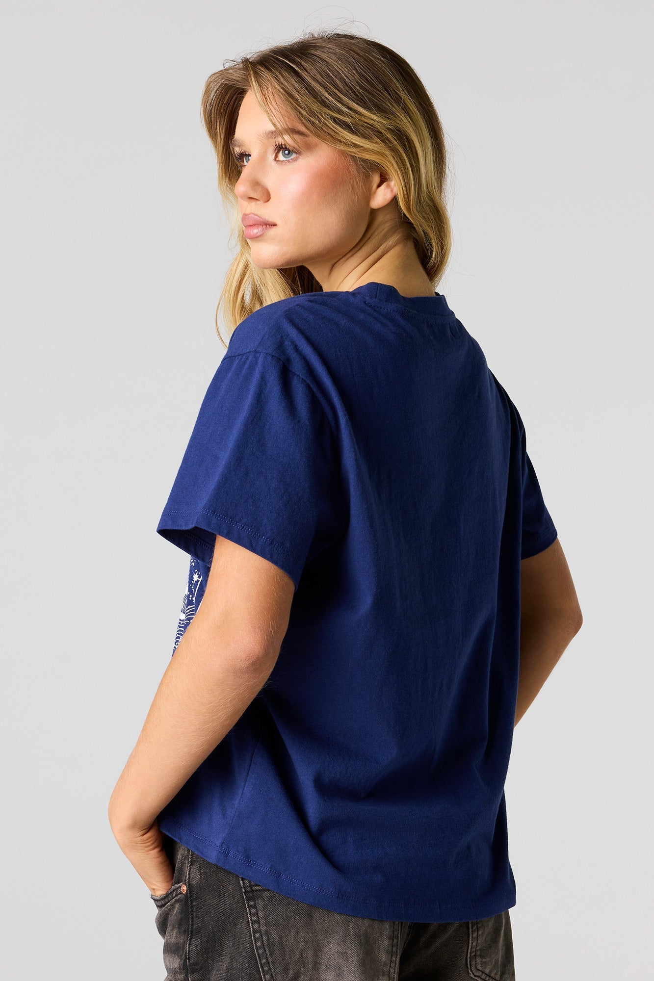 Mystic Graphic Boxy Boyfriend T-Shirt