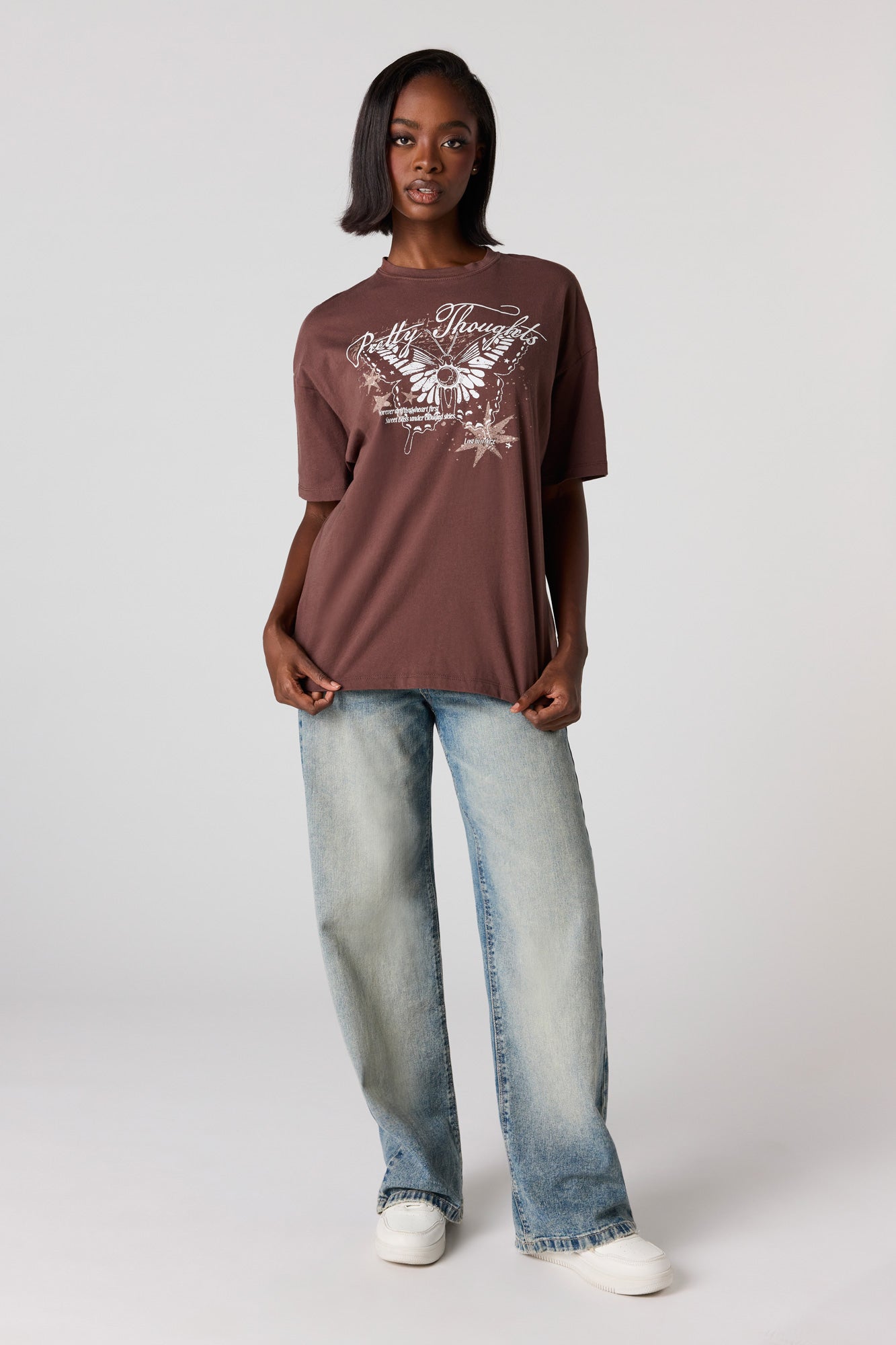 Oversized Mystic Graphic T-Shirt
