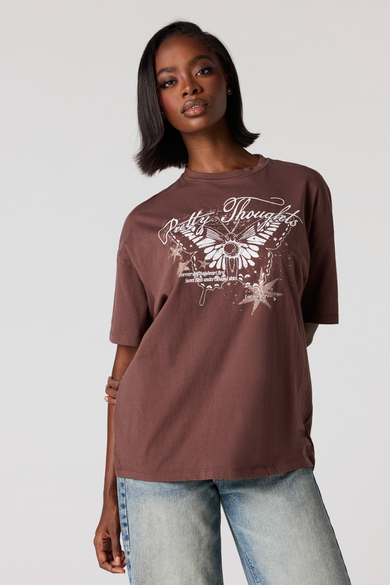 Oversized Mystic Graphic T-Shirt