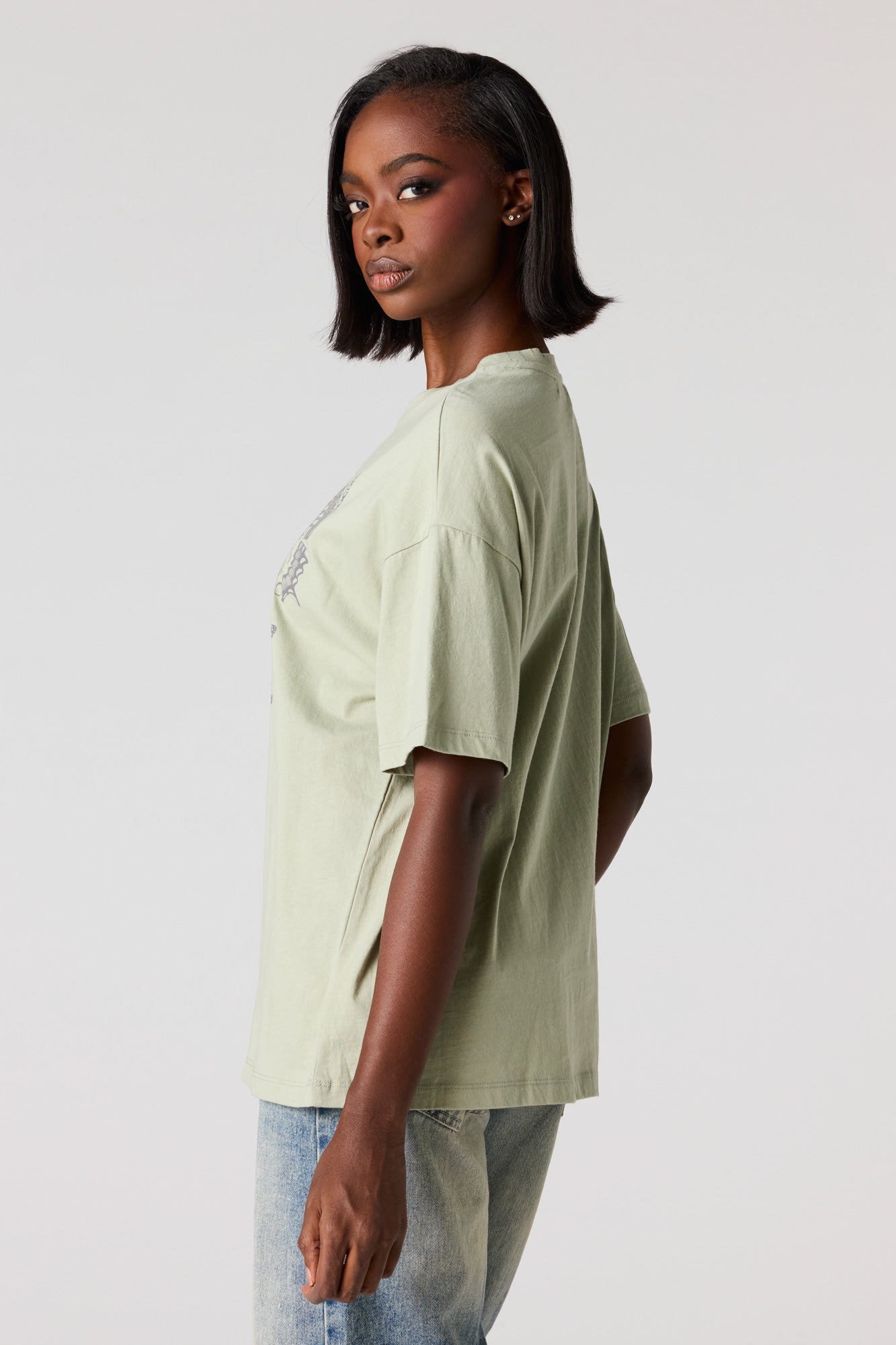 Oversized Mystic Graphic T-Shirt