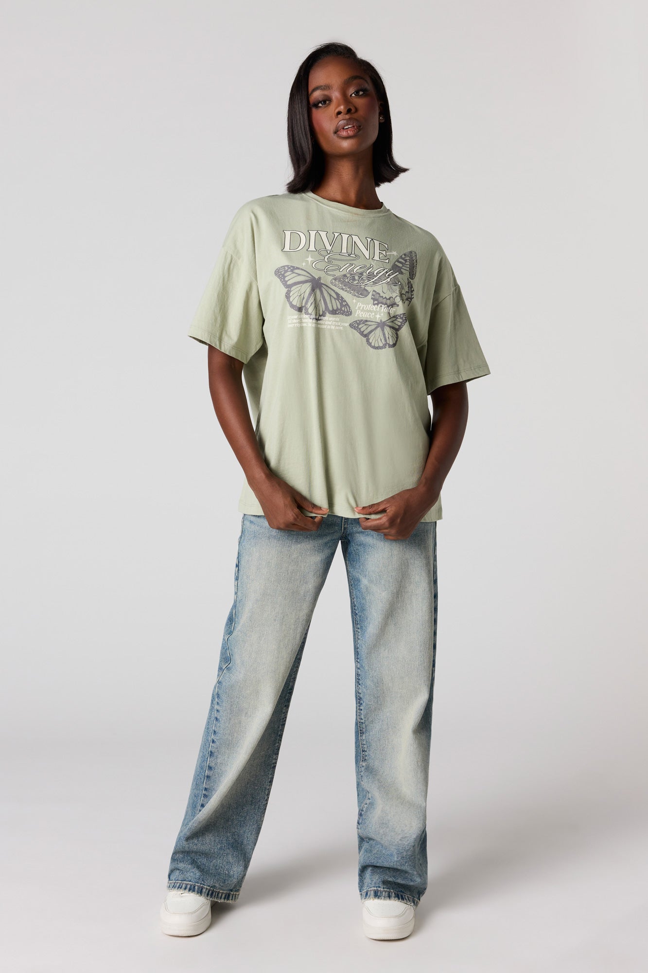 Oversized Mystic Graphic T-Shirt