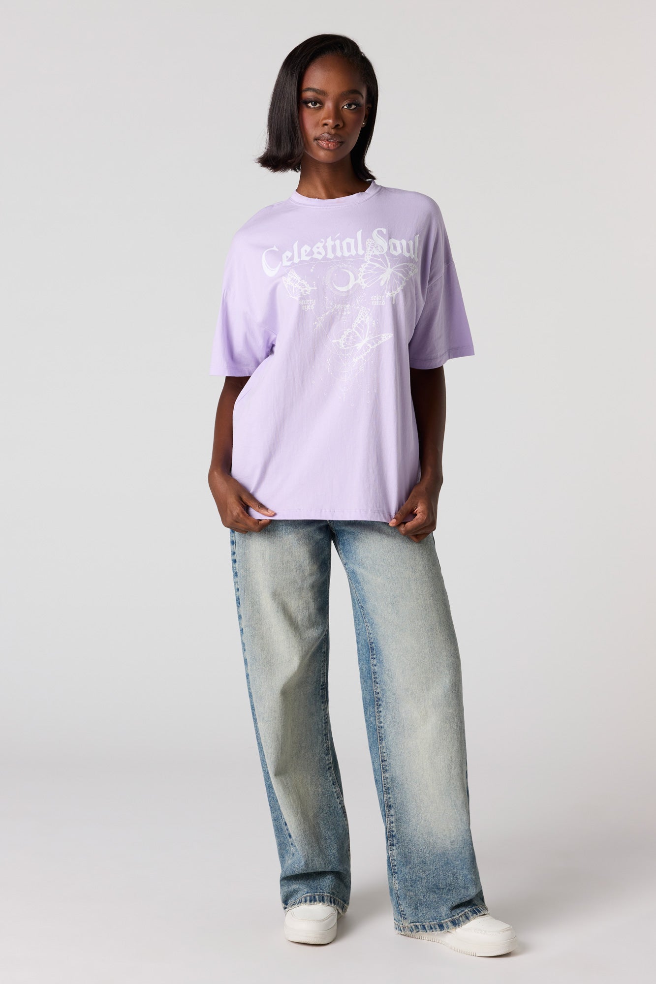 Oversized Mystic Graphic T-Shirt