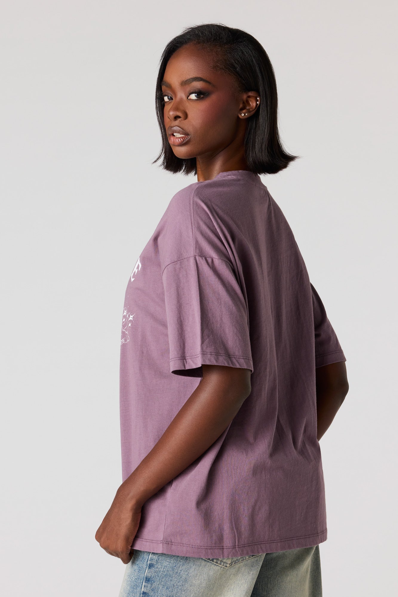 Oversized Mystic Graphic T-Shirt