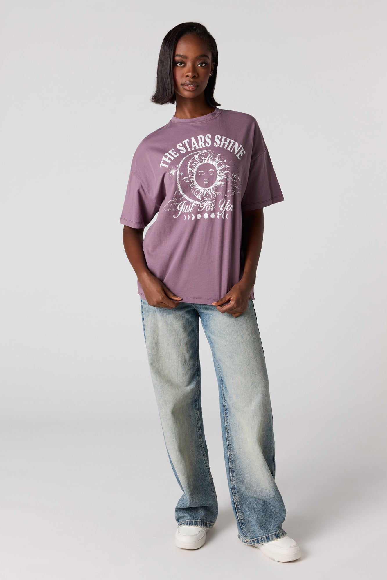 Oversized Mystic Graphic T-Shirt