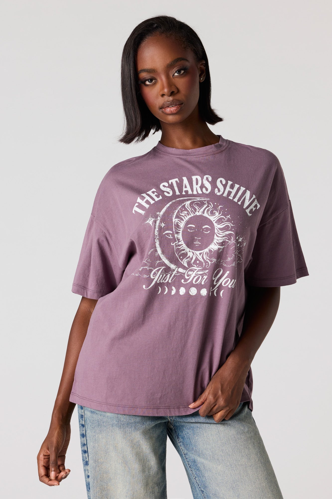 Oversized Mystic Graphic T-Shirt