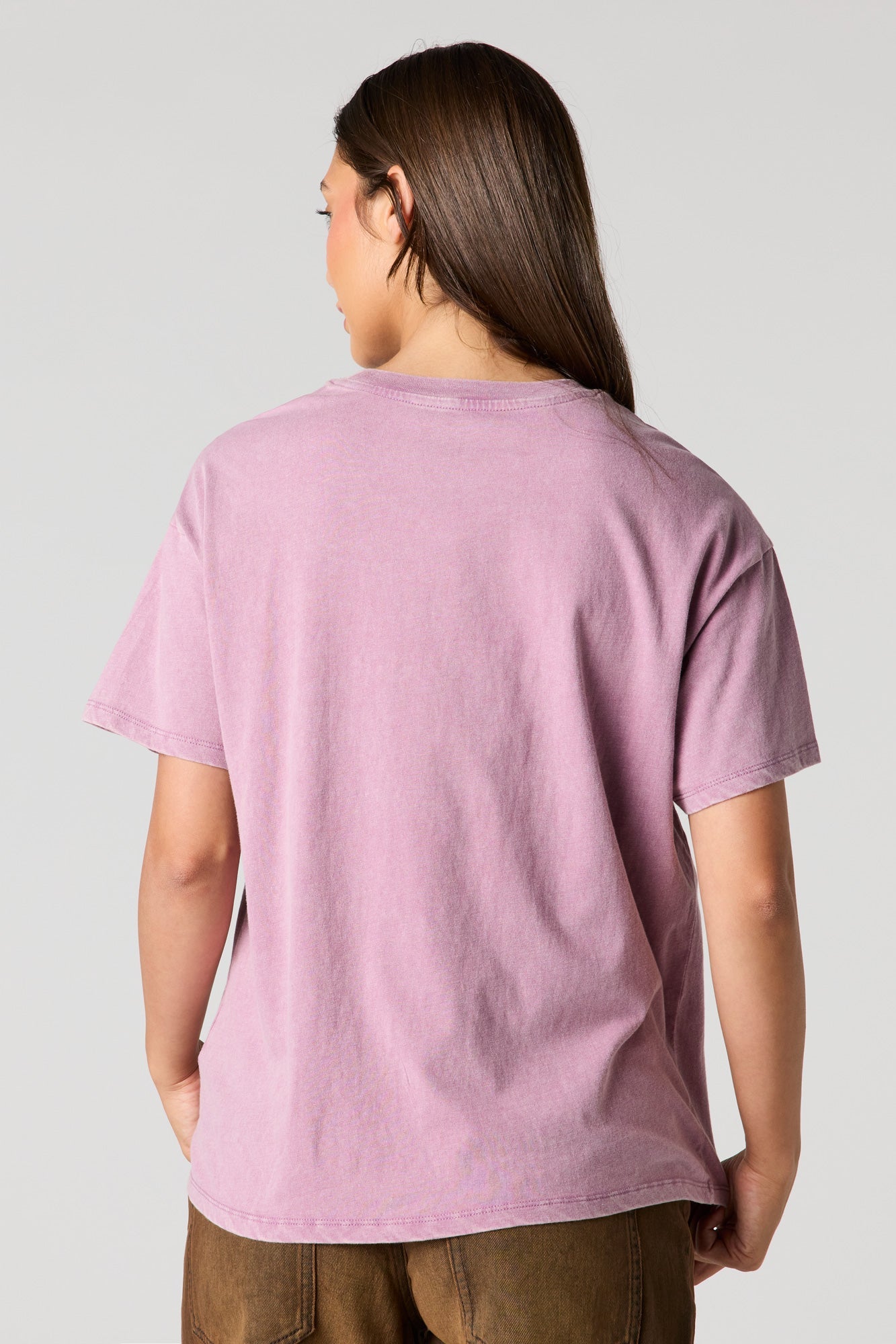 Cosmic Graphic Washed Boyfriend T-Shirt