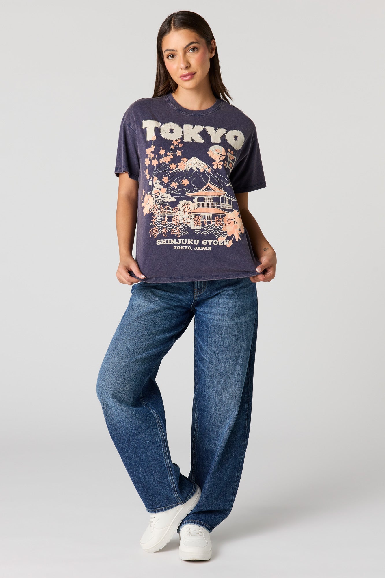 Destination Graphic Washed Boyfriend T-Shirt