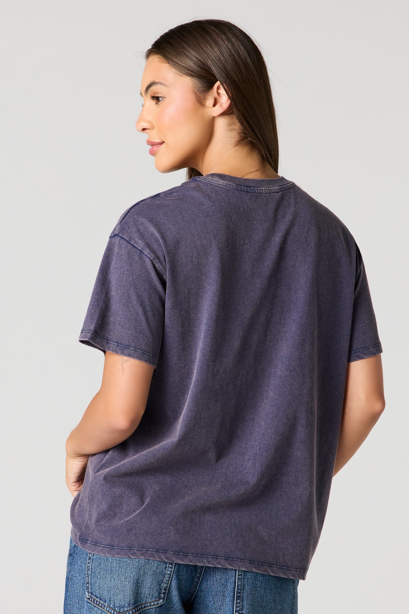 Destination Graphic Washed Boyfriend T-Shirt