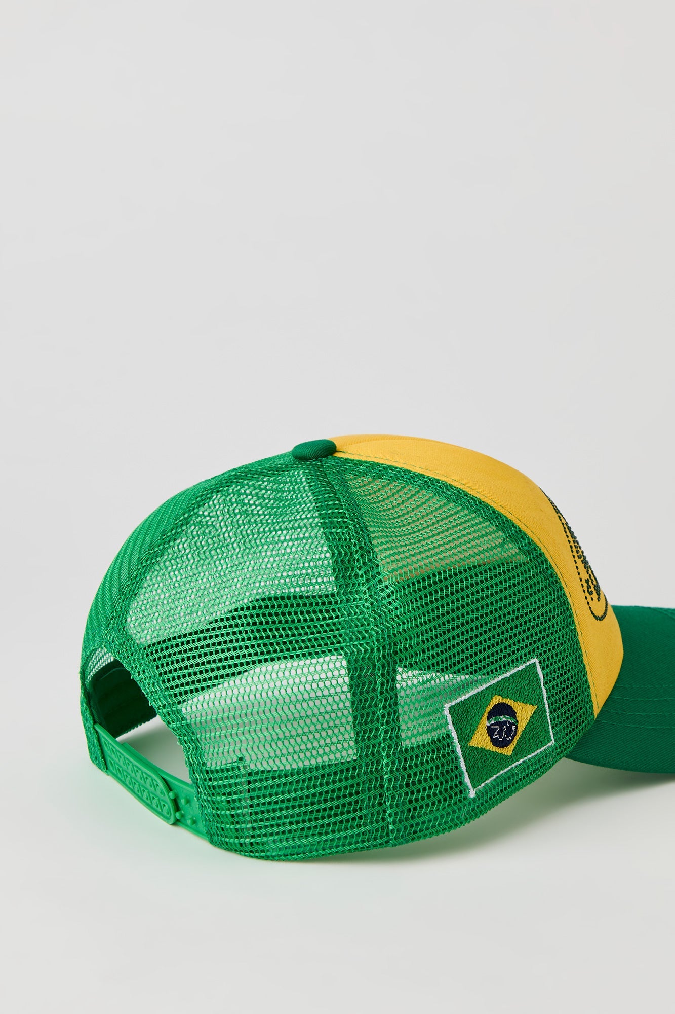 Brazil Rhinestone Trucker Hat