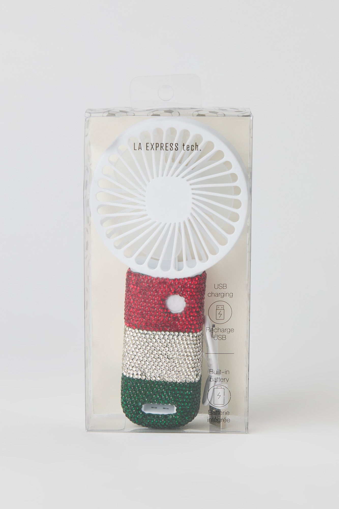 Mexico Rhinestone Handheld Mini Fan