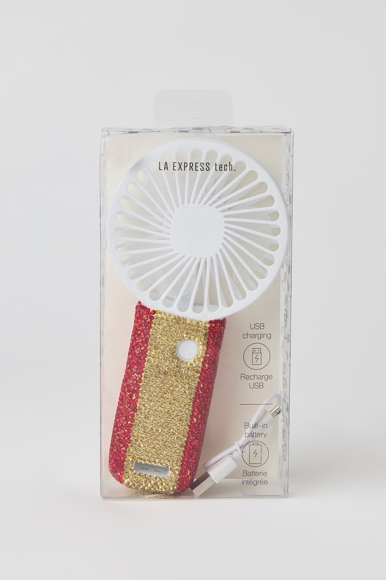 Spain Rhinestone Handheld Mini Fan