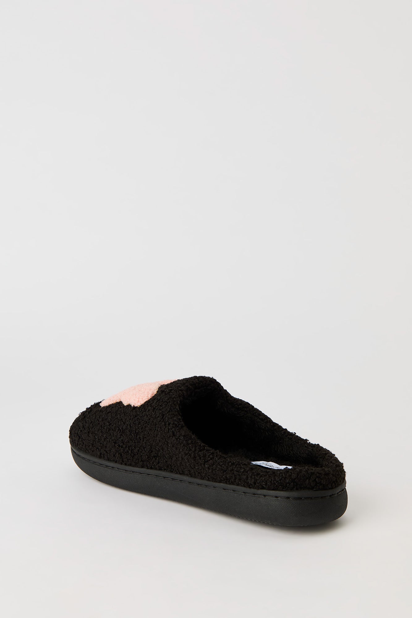 Butterfly Embroidered Sherpa Slippers