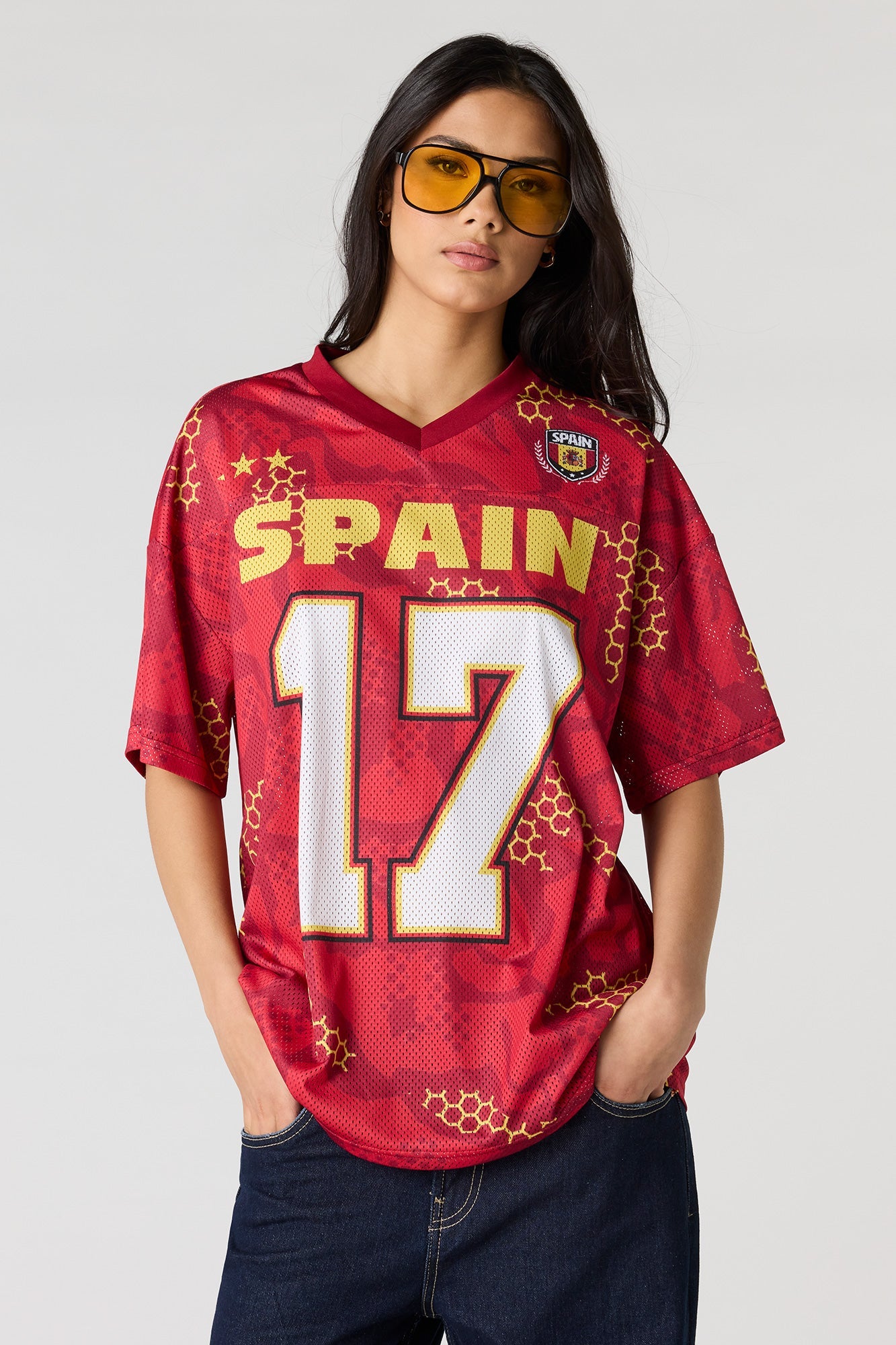 Spain Mesh Soccer Jersey