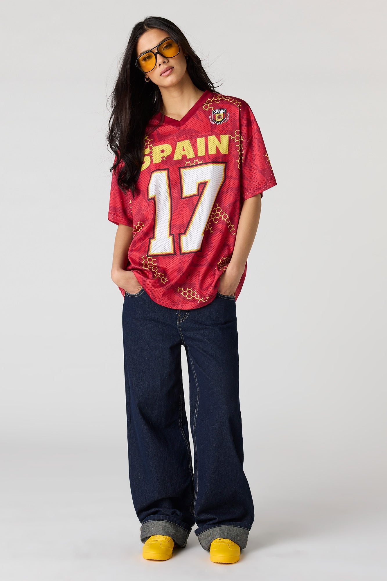 Spain Mesh Soccer Jersey