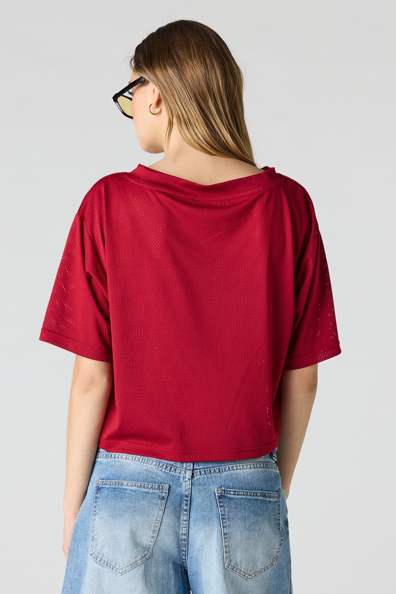 Portugal Mesh Cropped Soccer Jersey