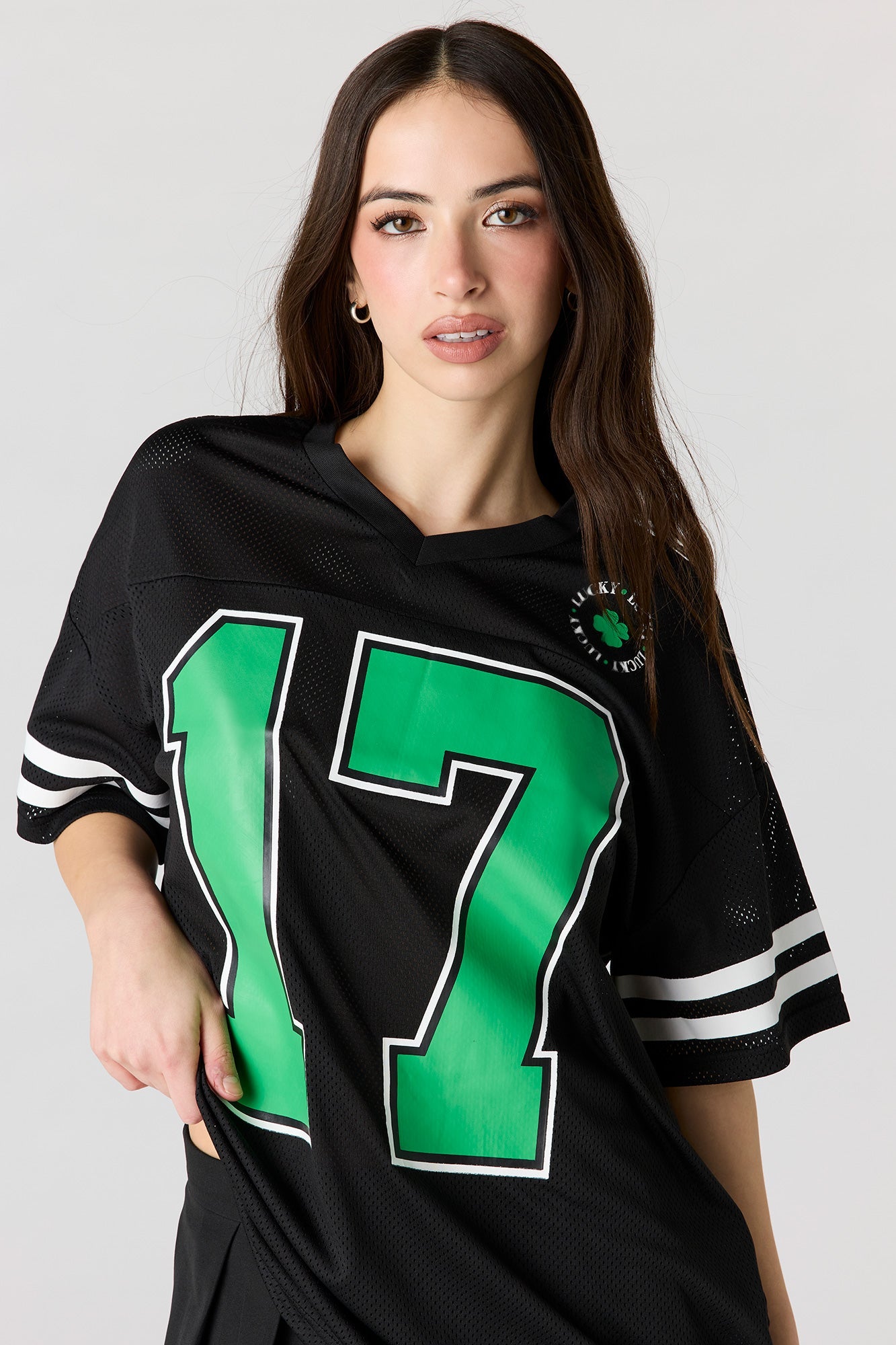 St. Patrick's Day Graphic Mesh Jersey