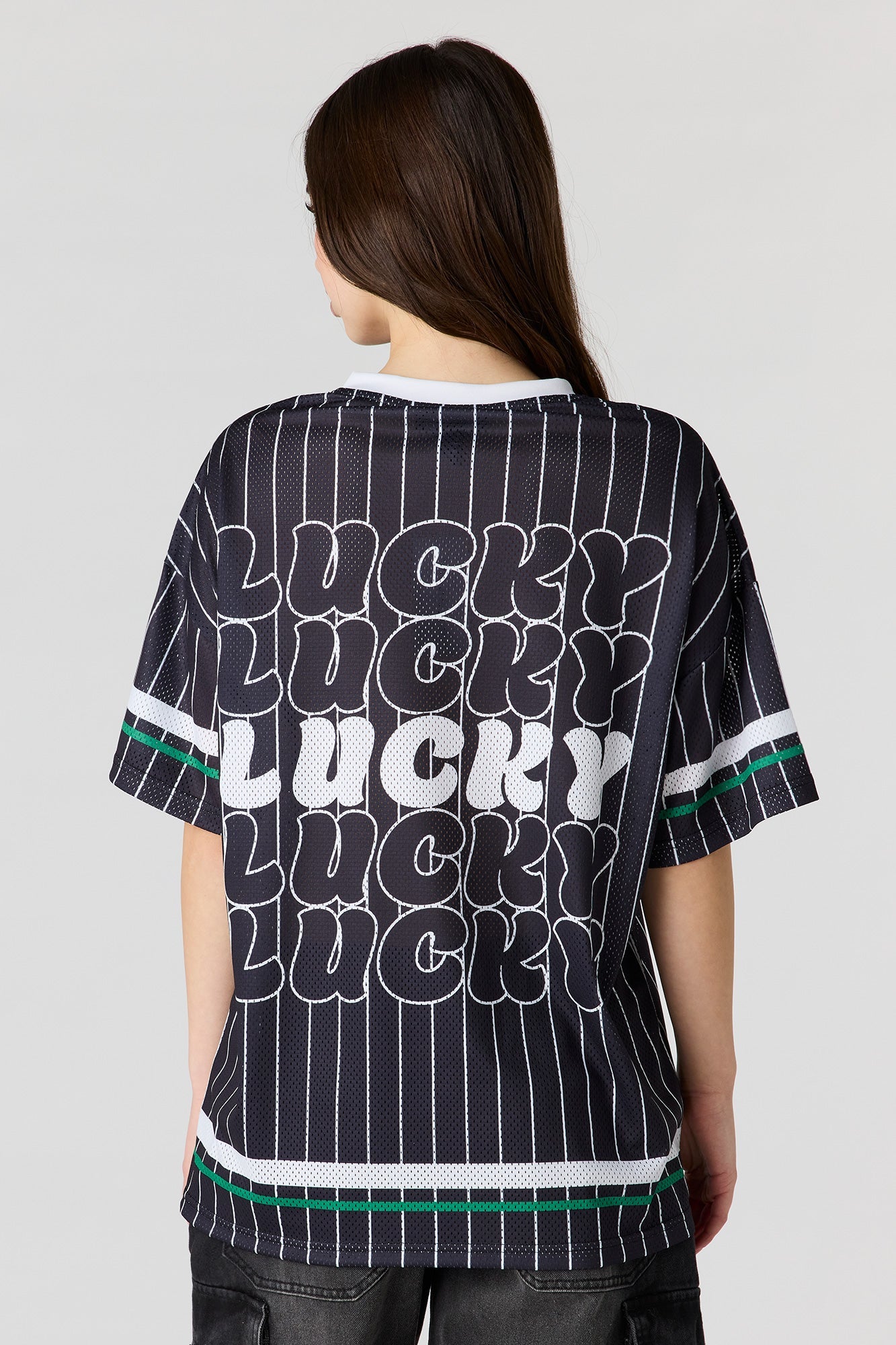 St. Patrick's Day Graphic Mesh Jersey