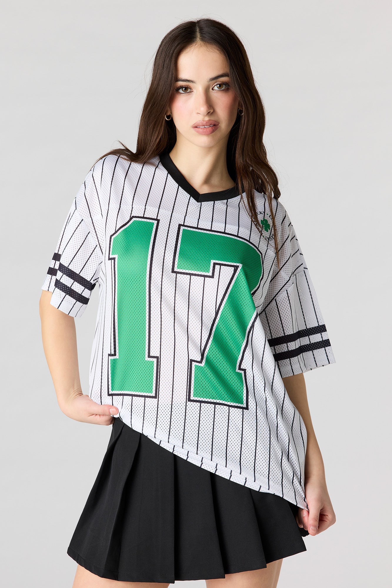 St. Patrick's Day Graphic Mesh Jersey