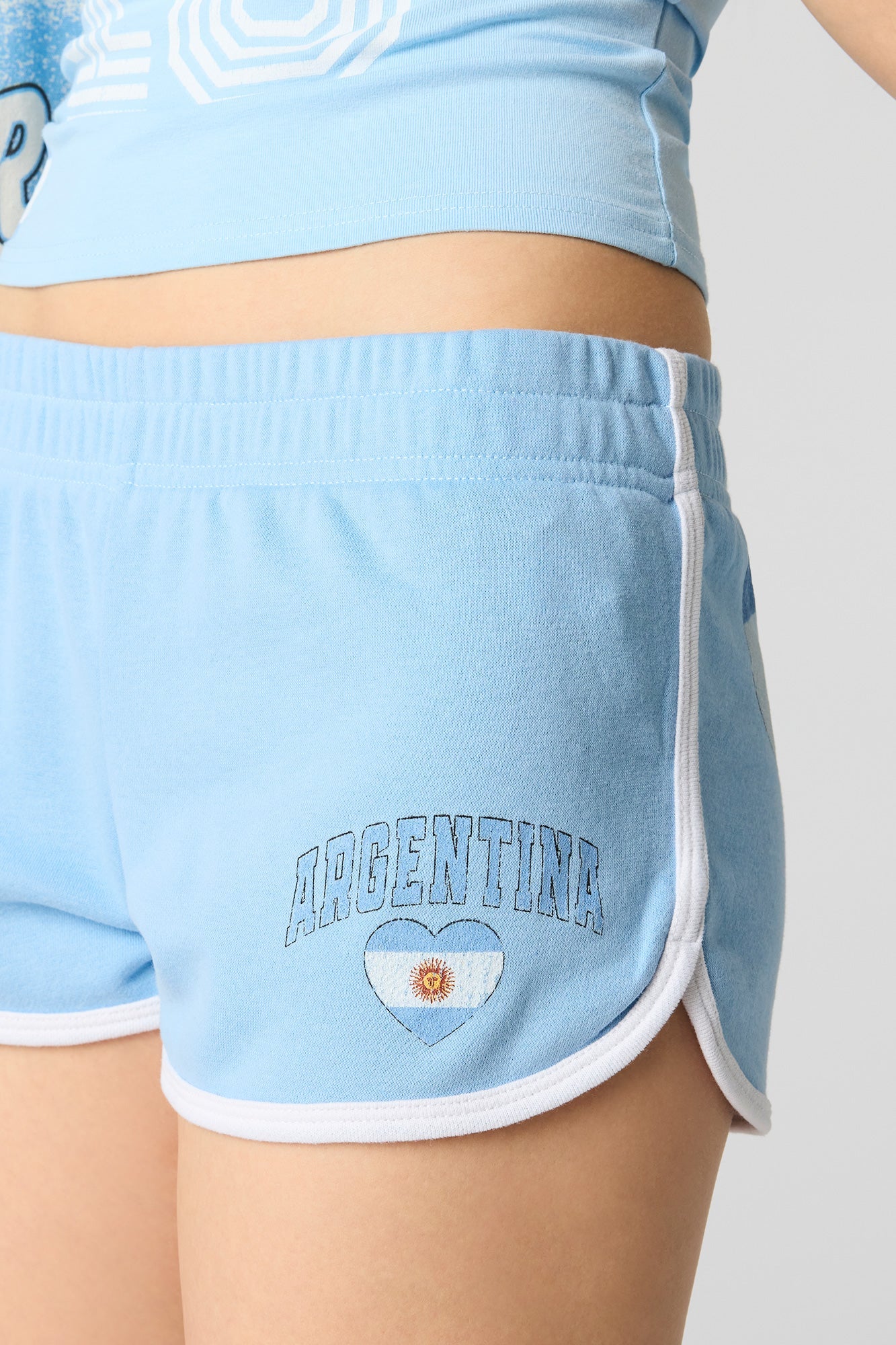 Argentina Graphic Fleece Dolphin Short