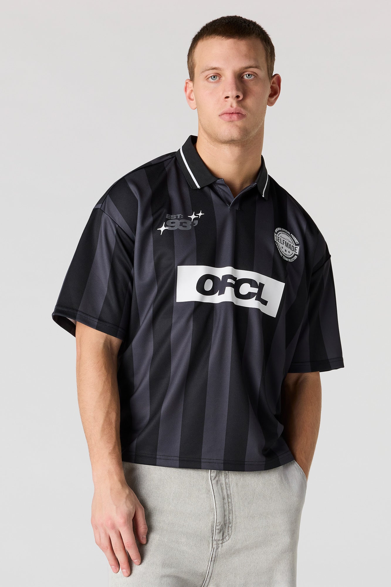 Graphic Mesh Soccer Jersey