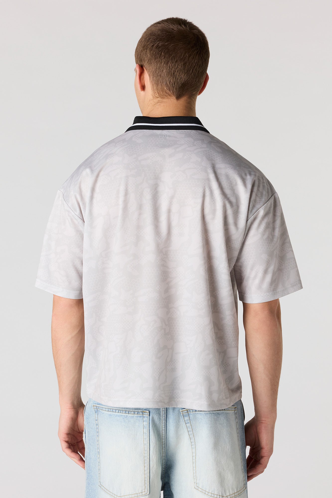 Graphic Mesh Soccer Jersey