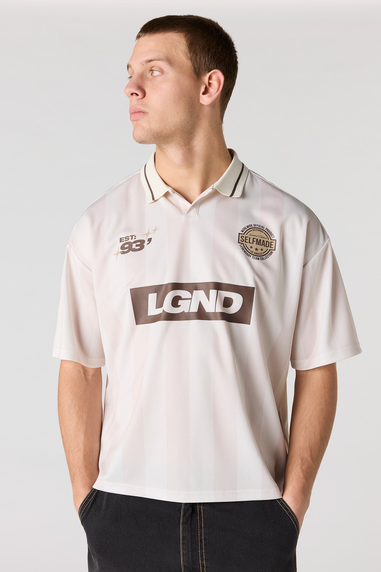 Graphic Mesh Soccer Jersey