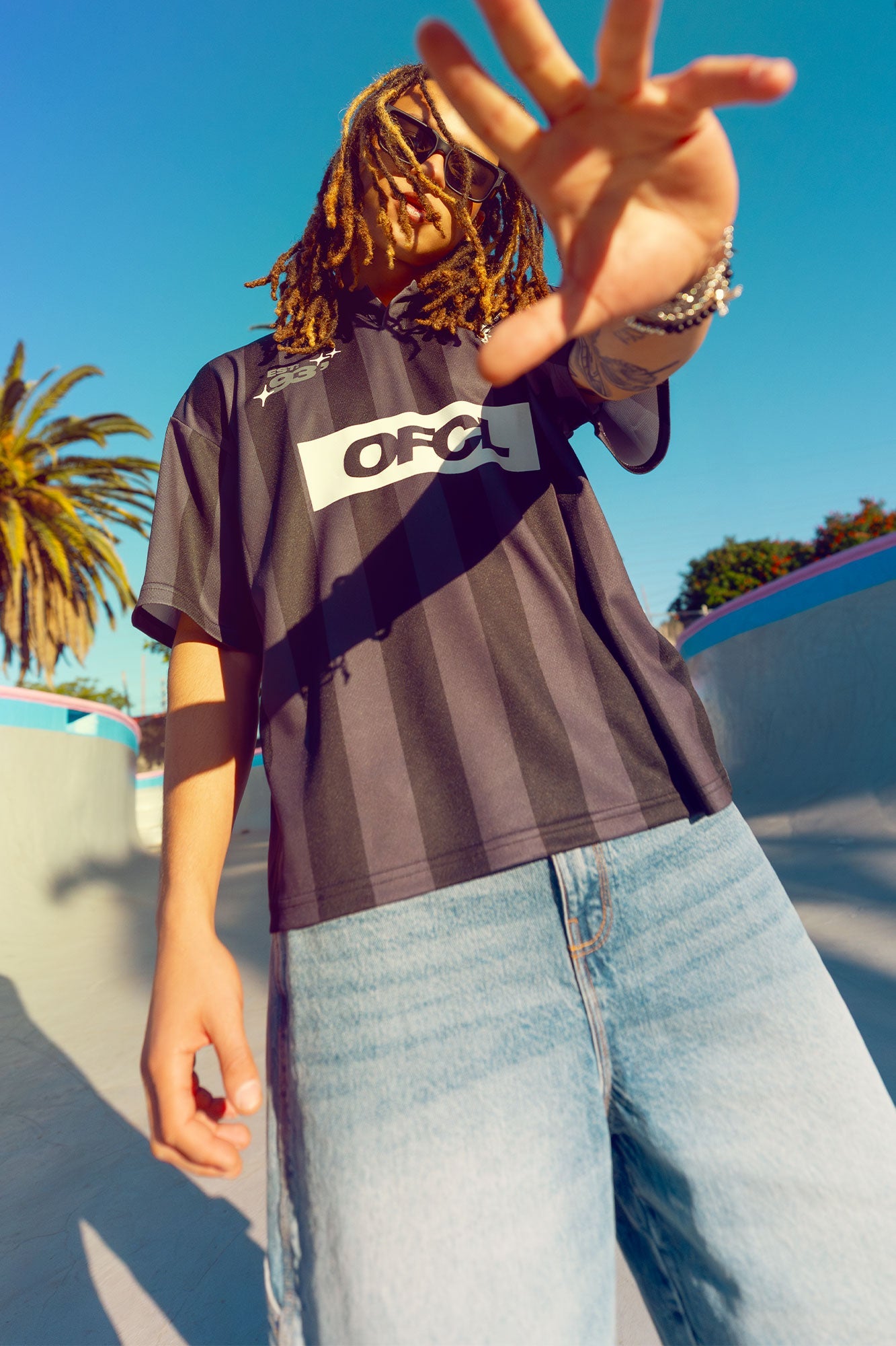 Graphic Mesh Soccer Jersey