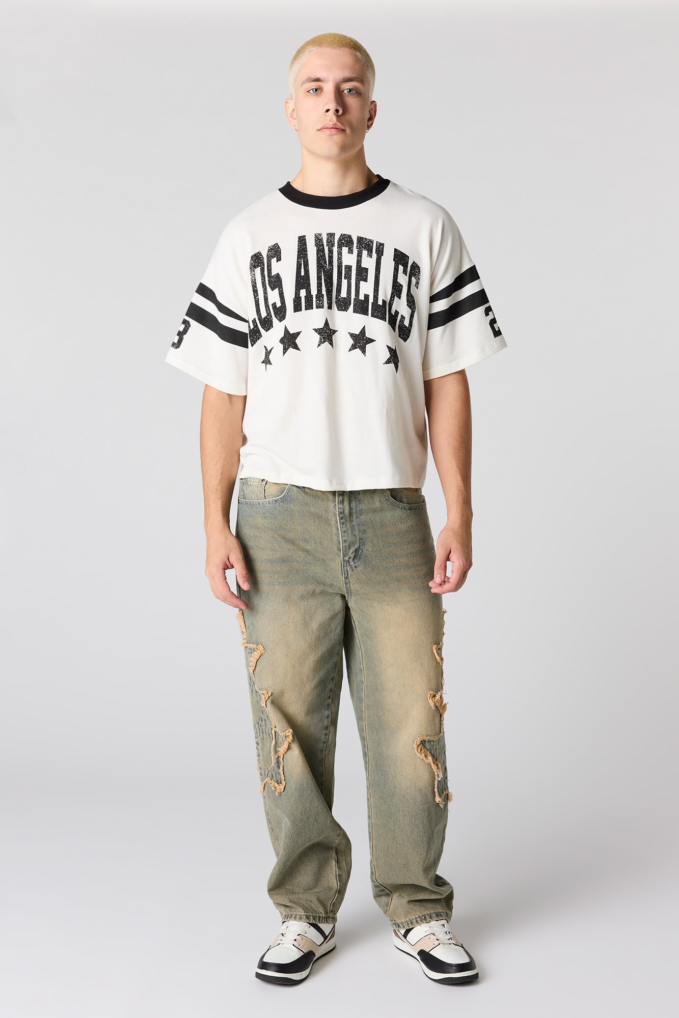 Premium Heavyweight Cotton Boxy Football T-Shirt