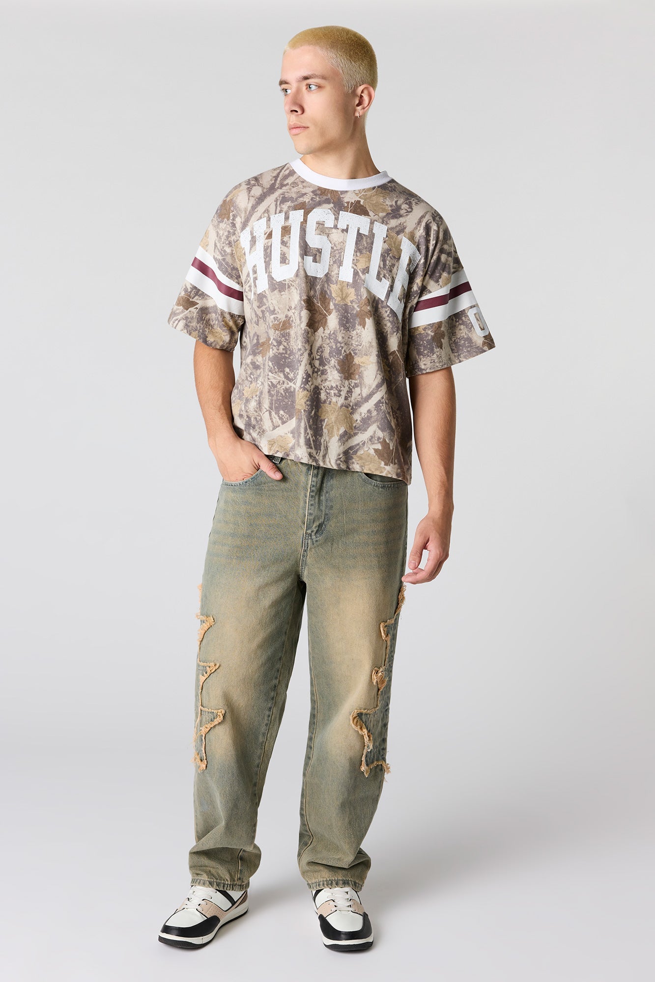 Premium Heavyweight Cotton Boxy Football T-Shirt