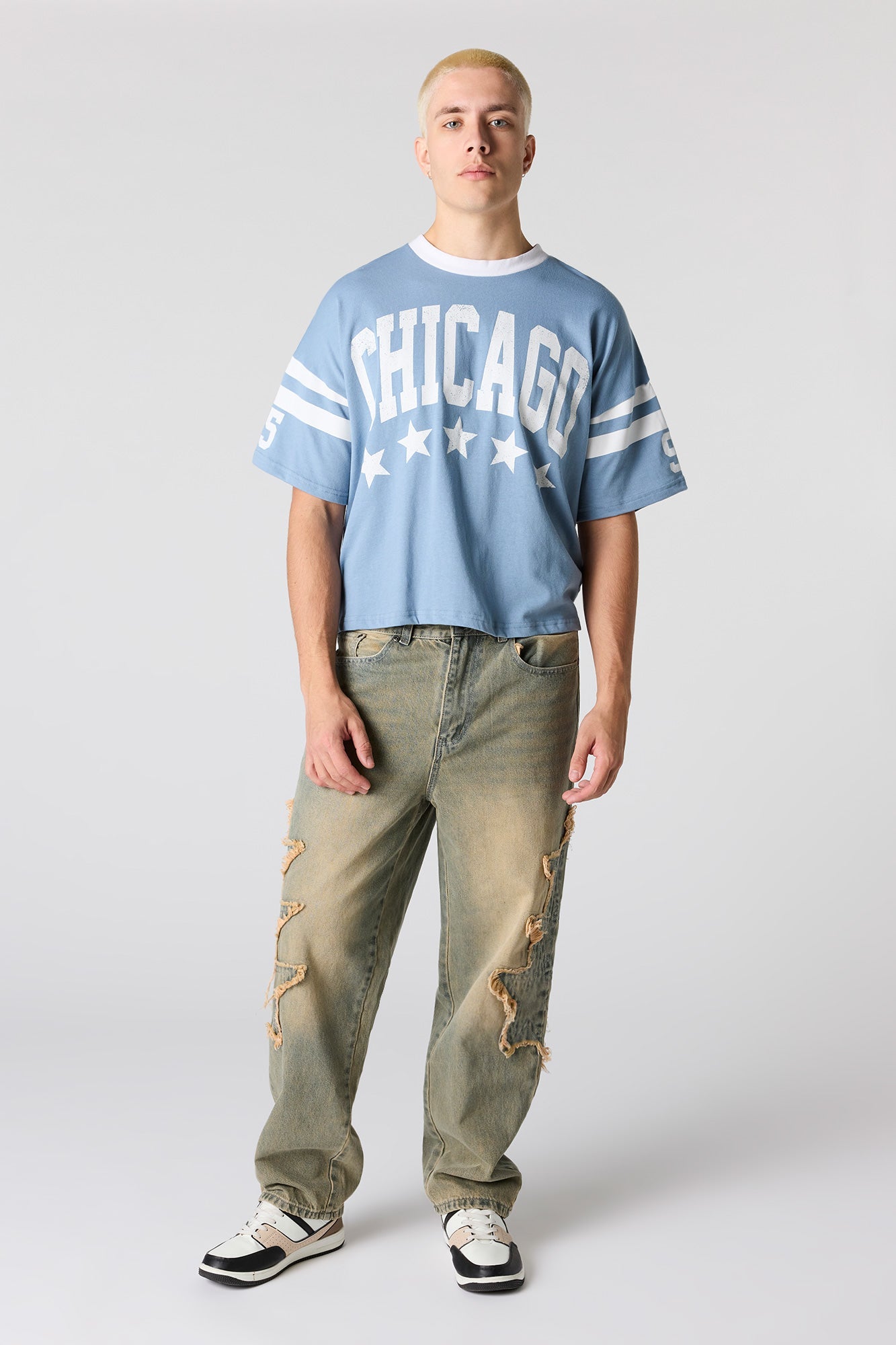 Premium Heavyweight Cotton Boxy Football T-Shirt