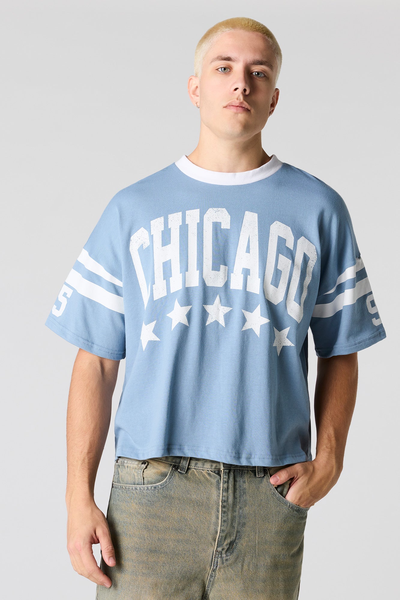 Premium Heavyweight Cotton Boxy Football T-Shirt