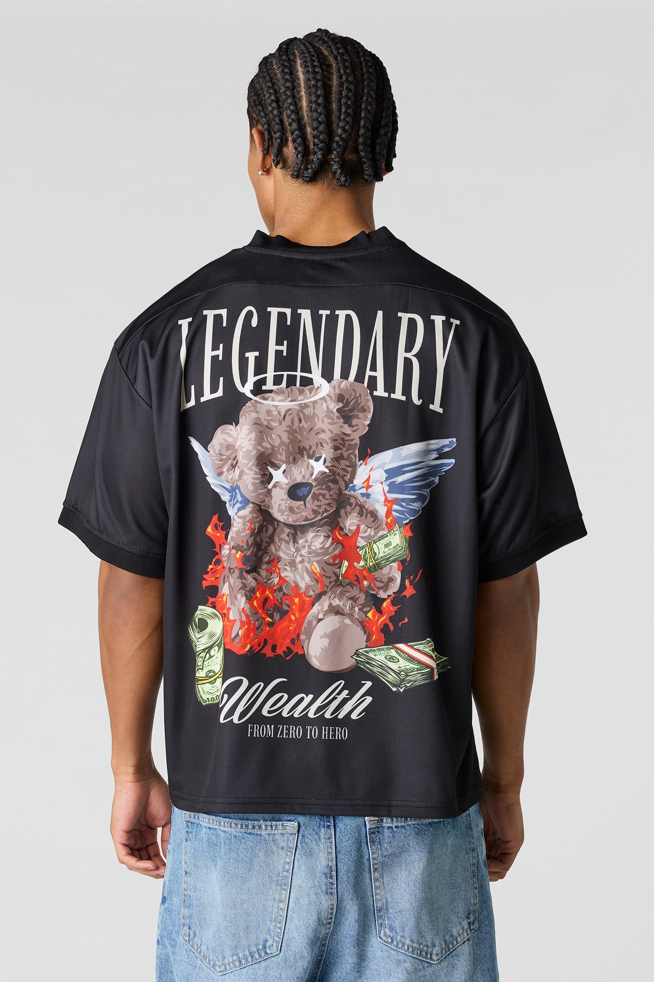 Graphic Mesh Jersey