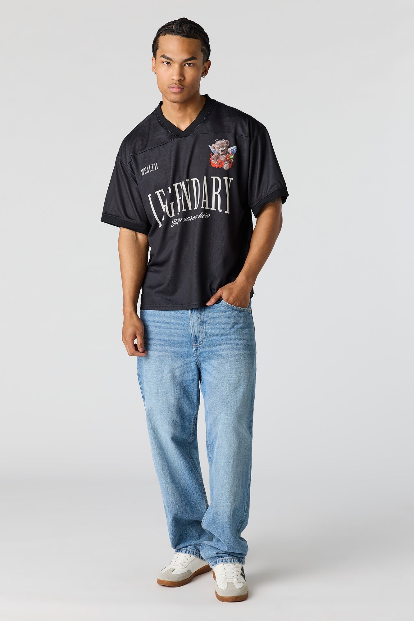 Graphic Mesh Jersey
