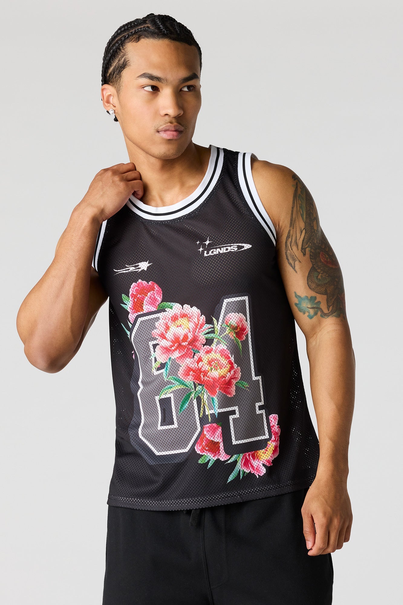 Graphic Mesh Jersey