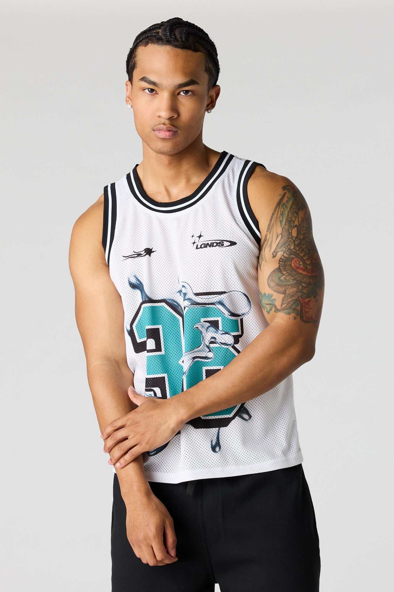 Graphic Mesh Jersey