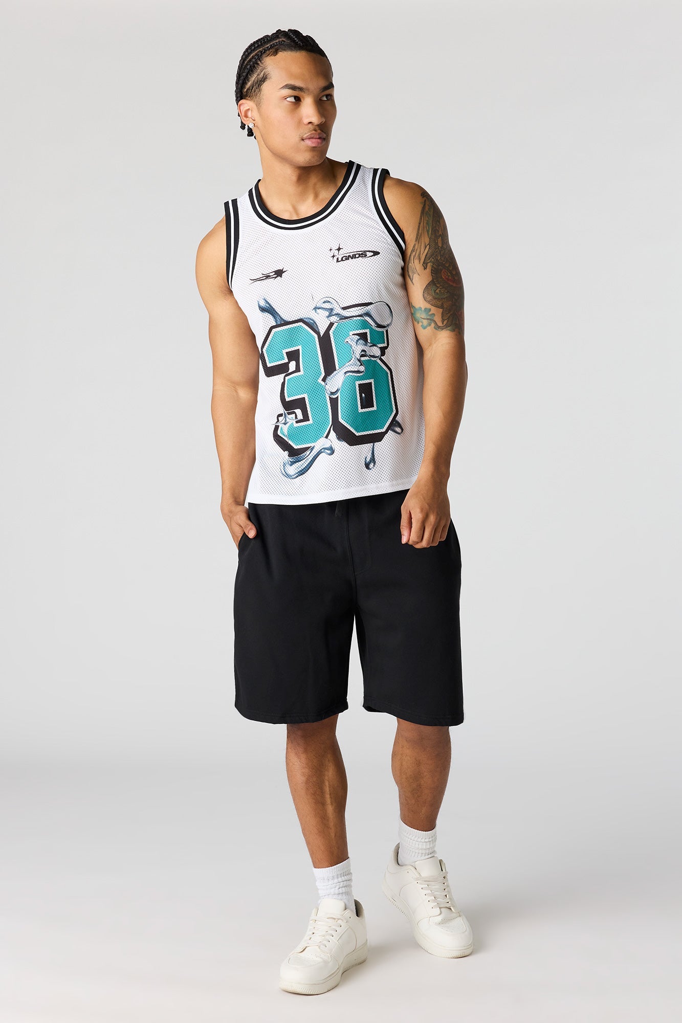 Graphic Mesh Jersey