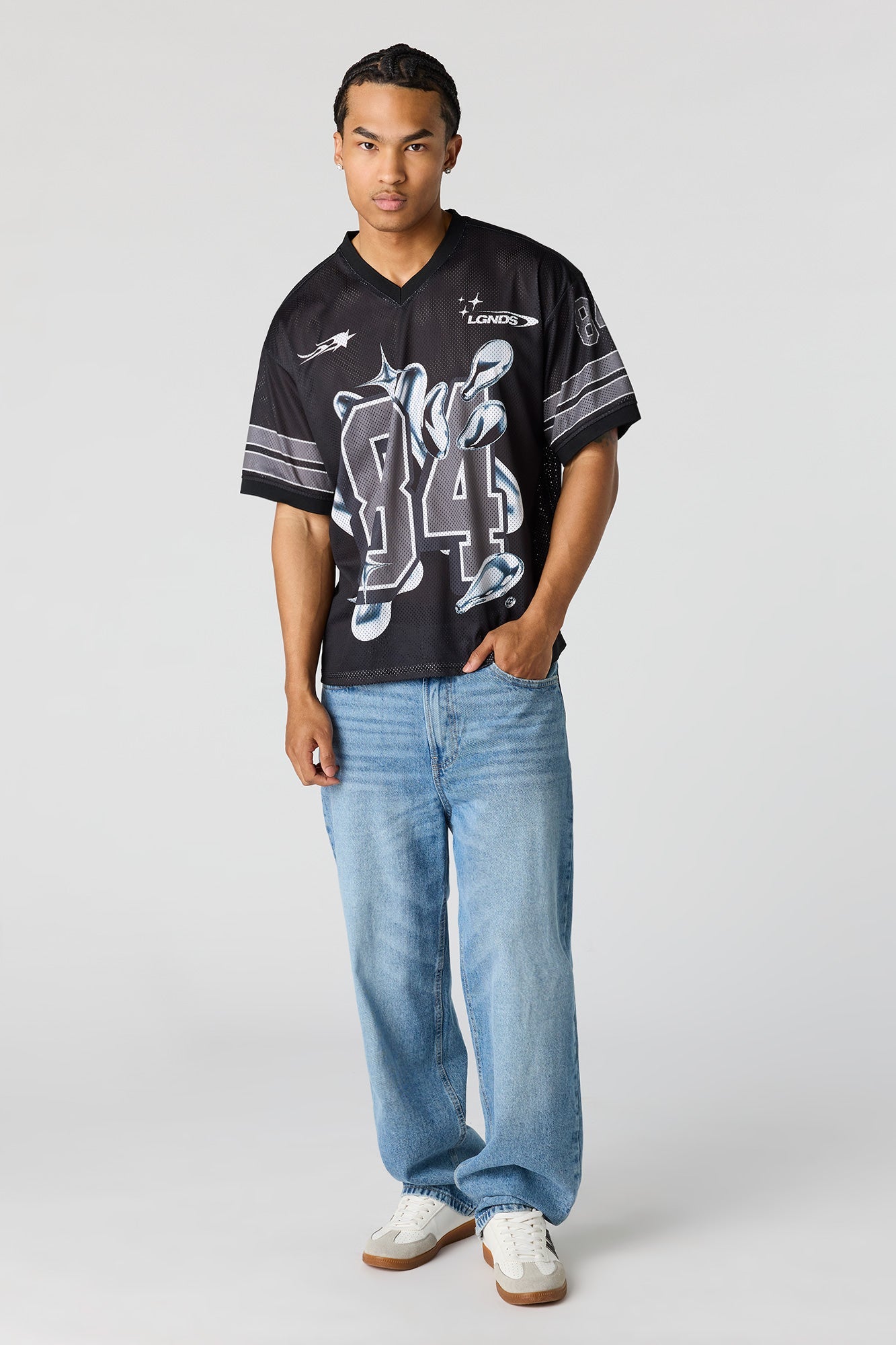 Graphic Mesh Jersey