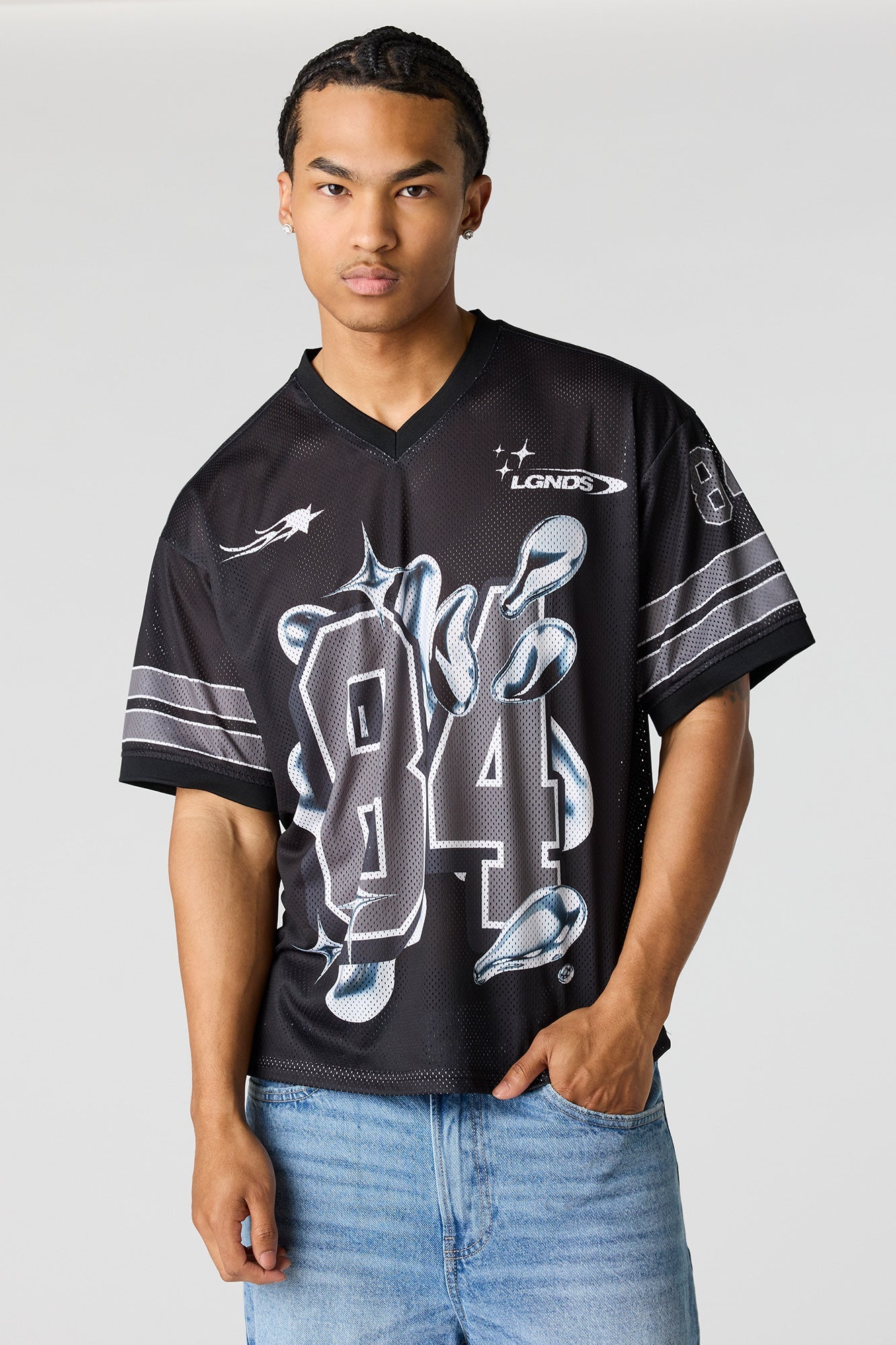 Graphic Mesh Jersey