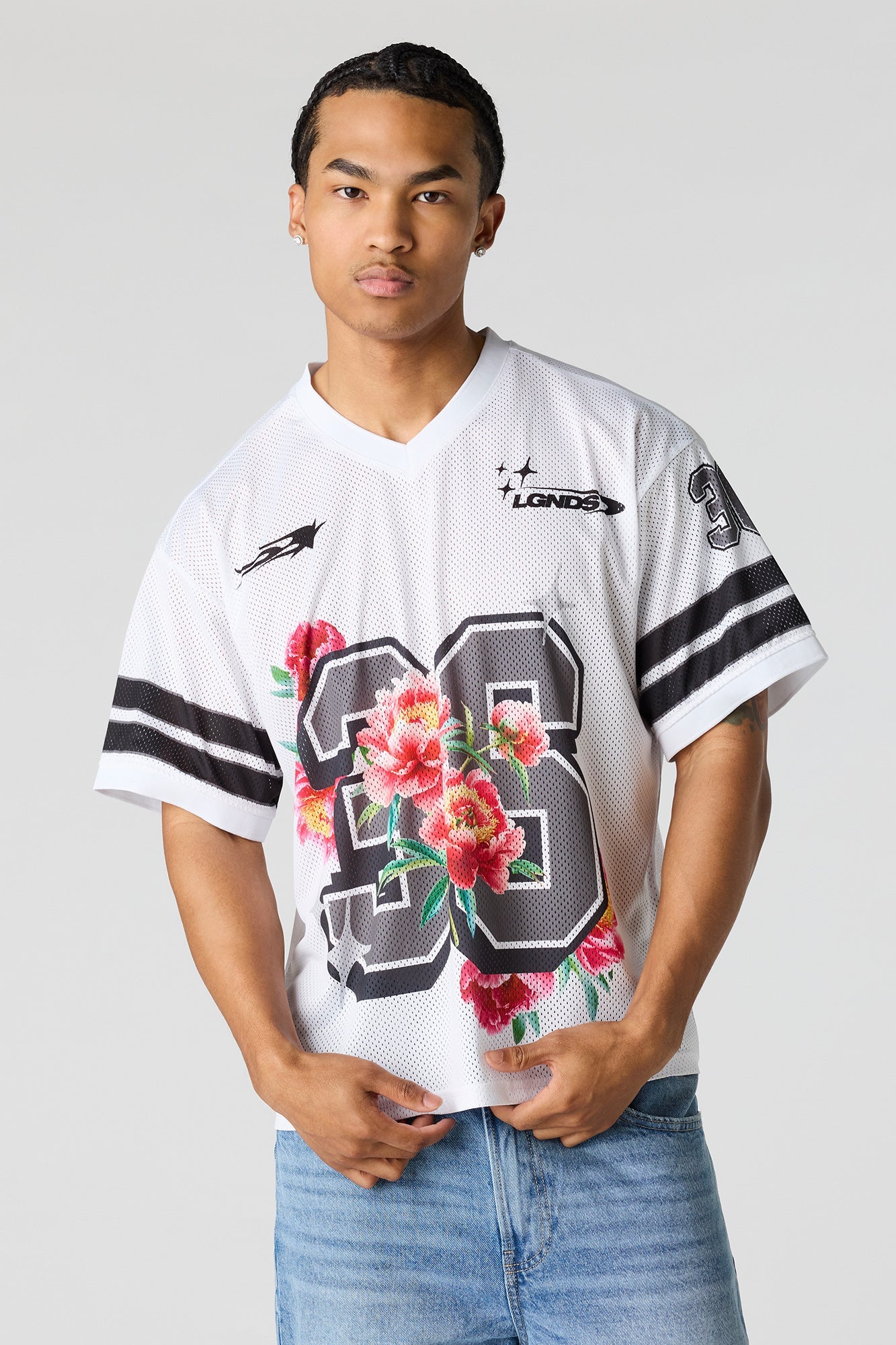 Graphic Mesh Jersey