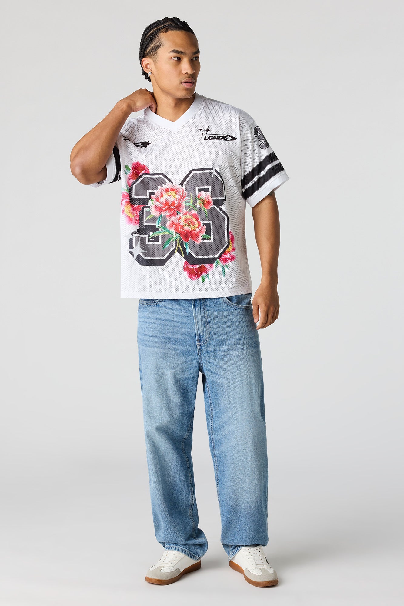 Graphic Mesh Jersey