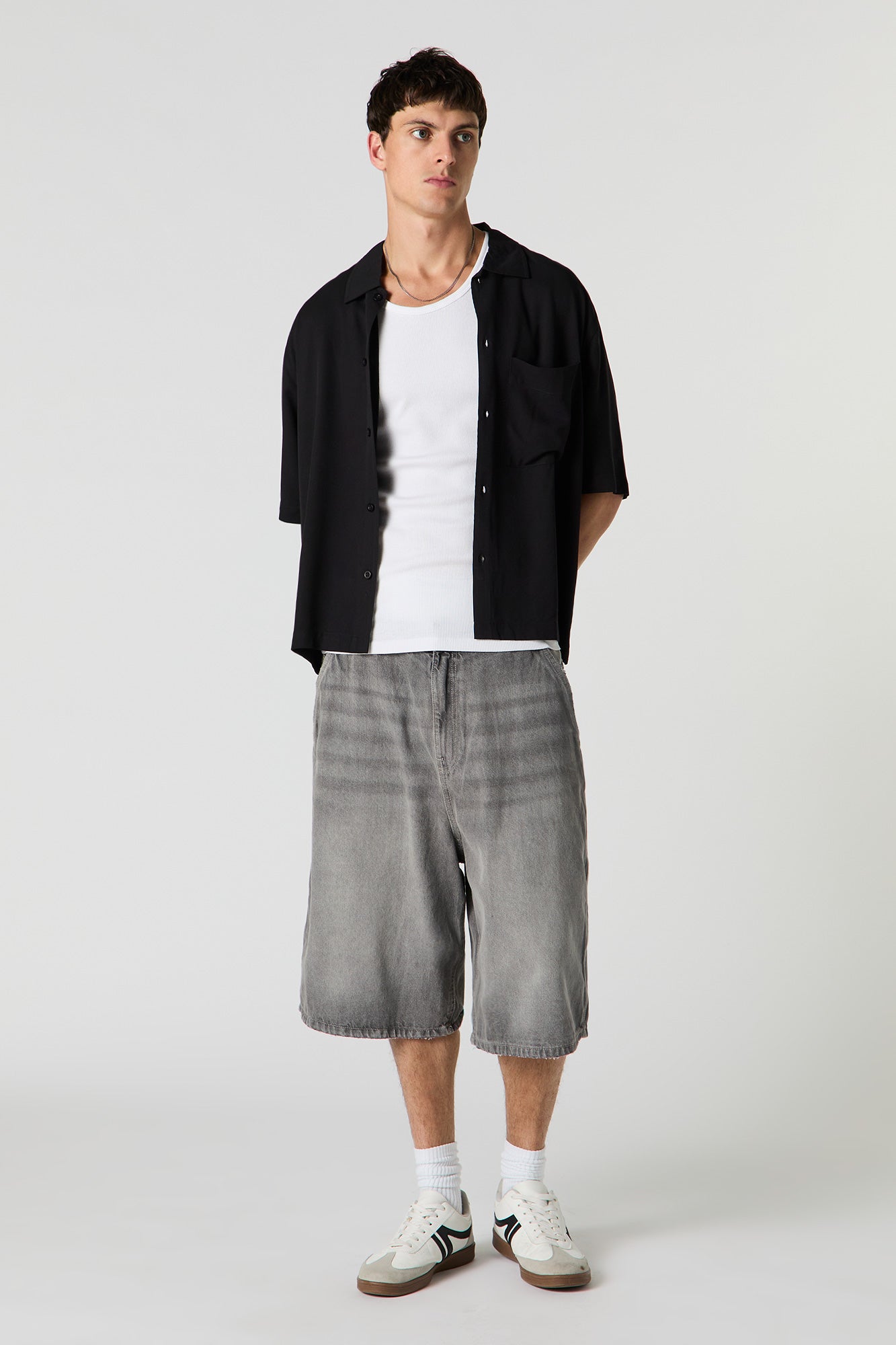 Boxy Button-Up Top