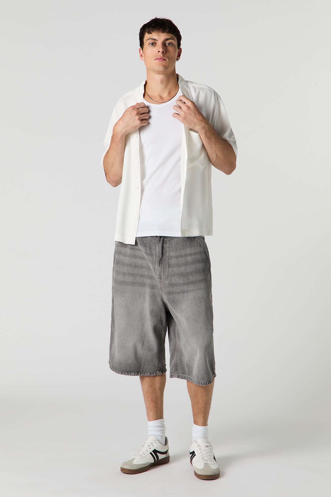 Boxy Button-Up Top