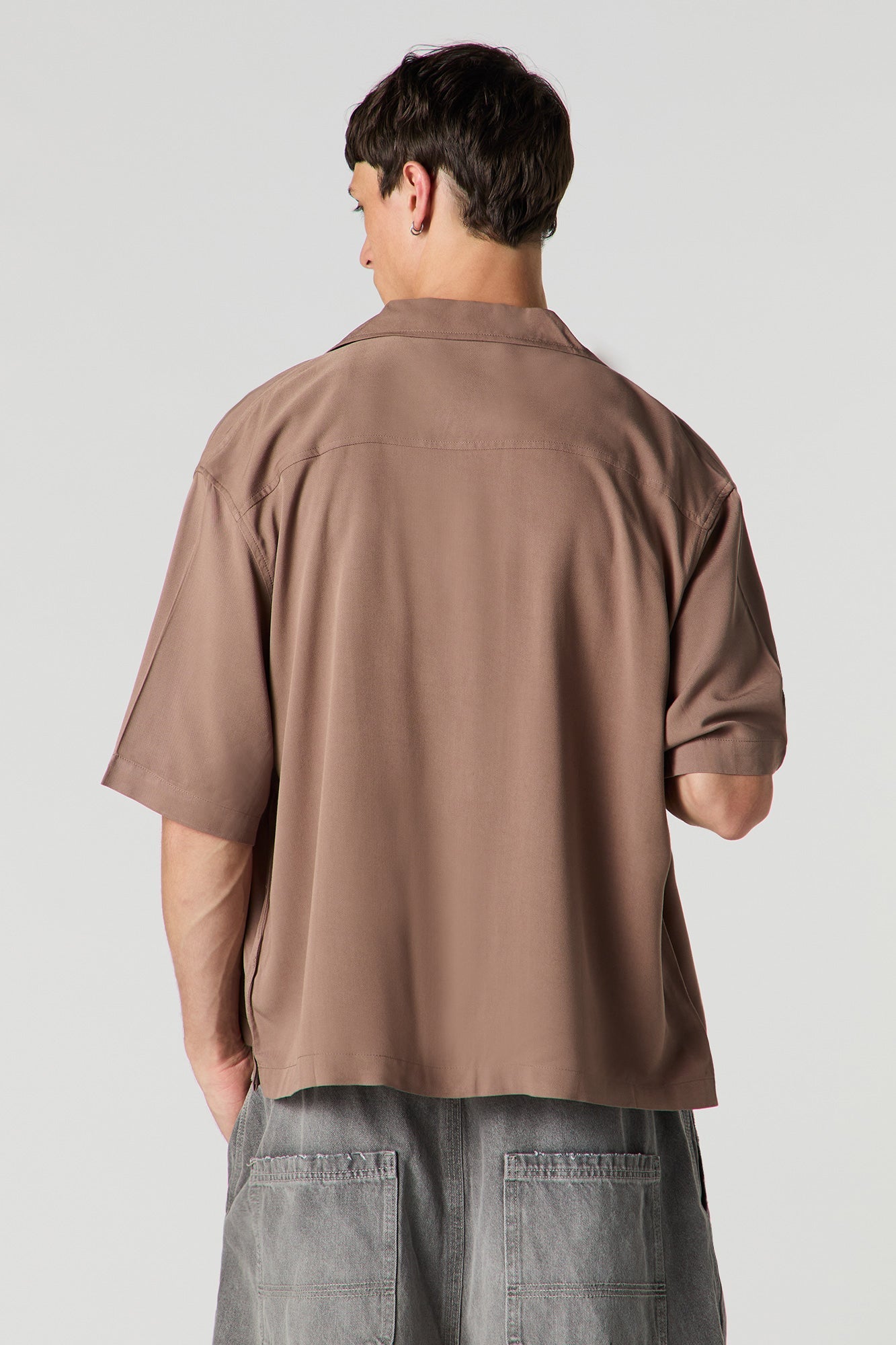 Boxy Button-Up Top