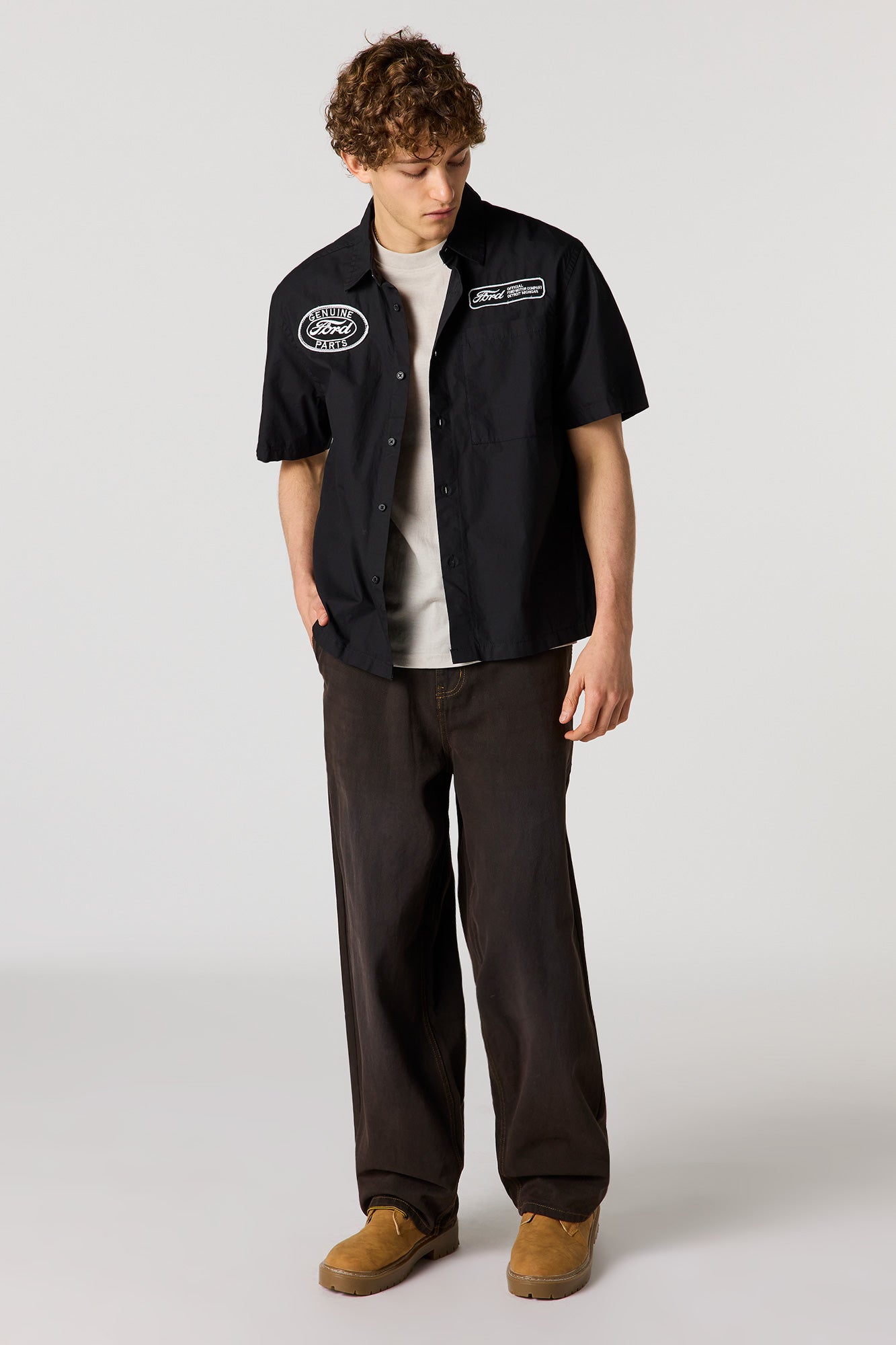 Ford Patch Button-Up Top
