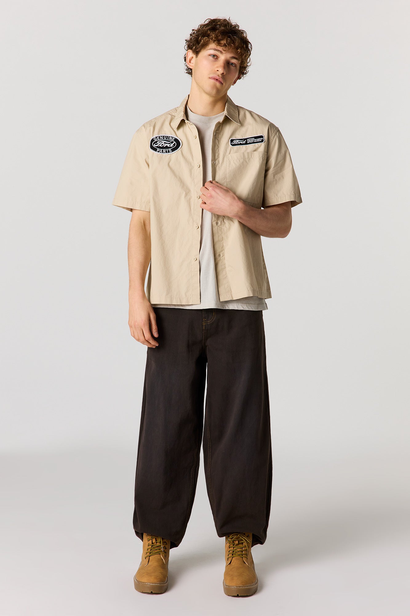 Ford Patch Button-Up Top