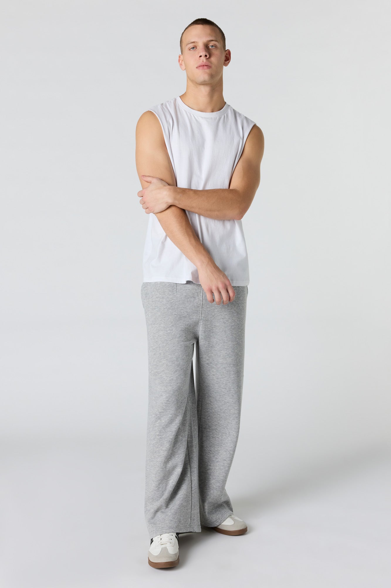 Fleece Wide Leg Sweatpant