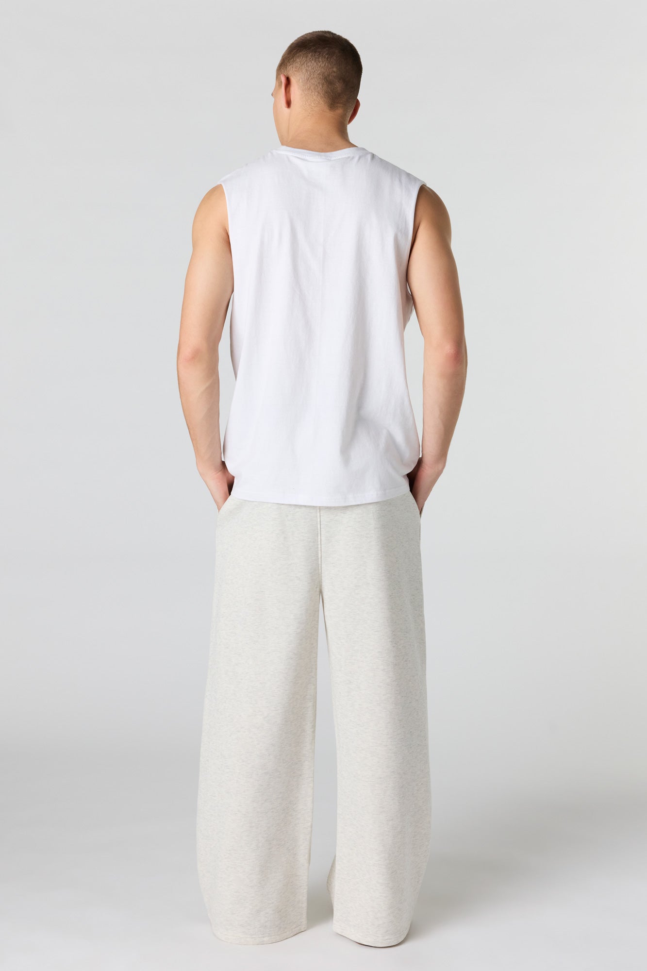 Fleece Wide Leg Sweatpant